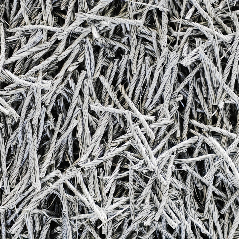 Synthetic macro fiber for concrete