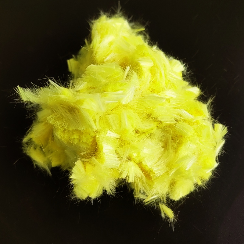 Aramid fiber for rubber reinforcement